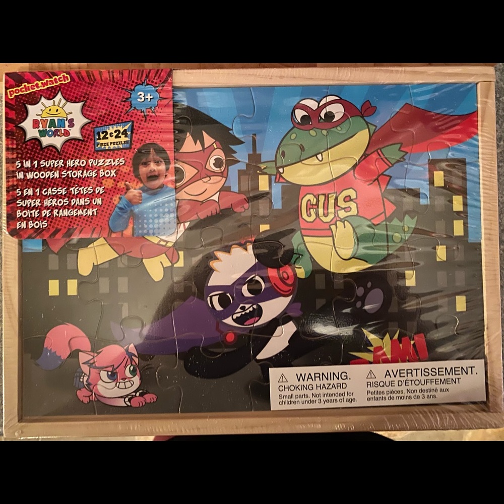 Ryan’s world puzzles
